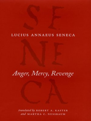 cover image of Anger, Mercy, Revenge